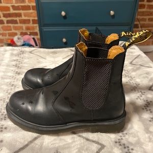 Black Doc Marten Boots-good condition